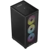 Corsair RGB AIRFLOW PC korpusas 2000D Juoda Mini-ITX maitinimo šaltinis neįtrauktas SFX