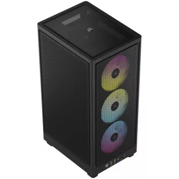 Corsair RGB AIRFLOW PC korpusas 2000D Juoda Mini-ITX maitinimo šaltinis neįtrauktas SFX