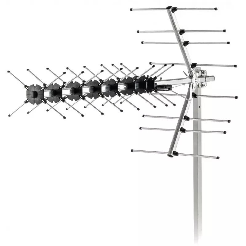 Lauko TV antena SENCOR SDA 611 DVB‑T2/T 12 dB 75Ω su 4G LTE filtru