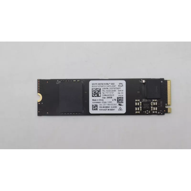 „Lenovo 5SS0V26484“ 256 GB SATA kietojo kūno diskas, vidinis, 2,5 colio