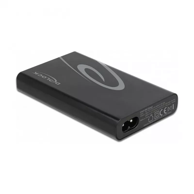 DeLOCK USB įkroviklis 2 x USB Type-C PD 3.0 + 1 x USB Type-A, 60 W