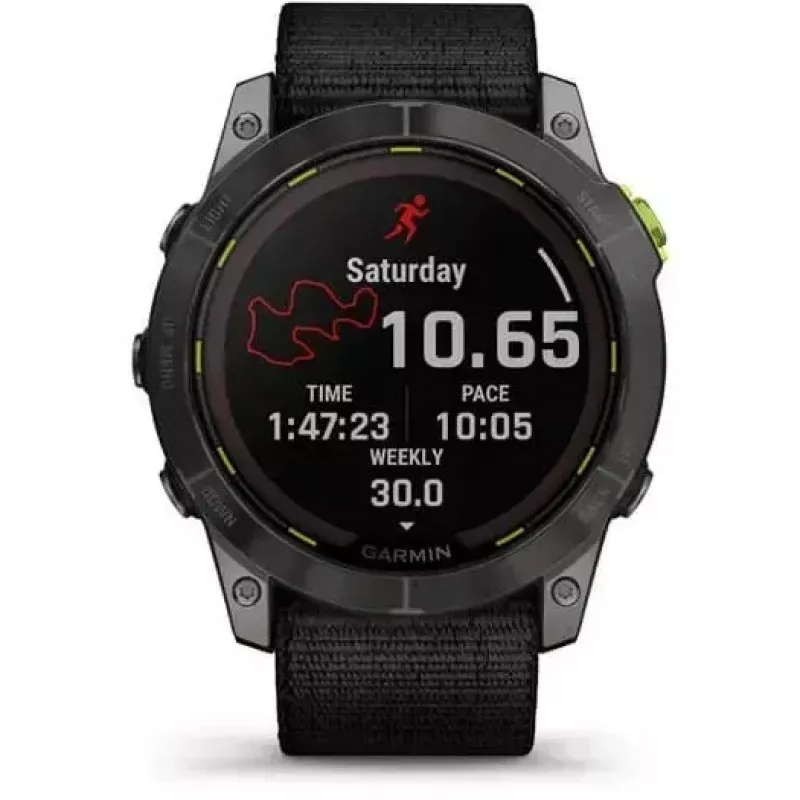 Garmin Enduro 2 3,56 cm (1,4) MIP 35 mm Skaitmeninis 280 x 280 pikselių Liečiamas ekranas Pilka Wi-Fi GPS (palydovinis)