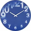 NeXtime klok 3077bl 3D, Ø39.5 cm, Sieninis, Mėlynas/ Baltas