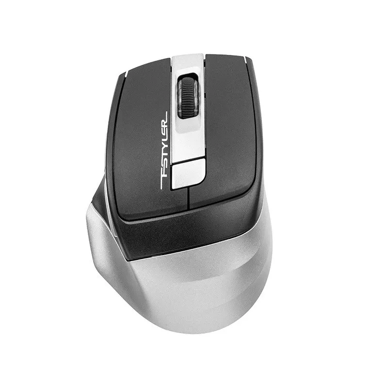 Belaidė pelė A4Tech FB35 (modelis 46717) — Bluetooth + 2,4 GHz, 2000 DPI, 6 mygtukai, pilka