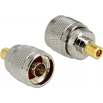Kabelių adapteris DELOCK 88869 — SMB į SMB, nikeliuoti kontaktai, sidabrinė spalva