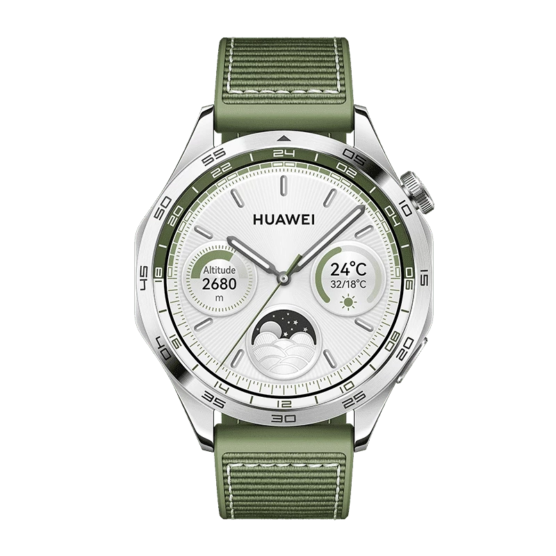 HUAWEI WATCH GT 4 išmanusis laikrodis – iki 2 savaičių baterijos veikimo laikas, kūno rengybos stebėjimo priemonė – suderinama su Android ir iOS – sveikatos stebėsena su pulso bangos aritmijos nustatymu