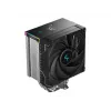 Oro aušintuvas DeepCool AK500S Digital SE — 120 mm ventiliatorius, palaiko LGA1700/AM5/AM4 ir Intel LGA115x/1200 lizdus, juodas