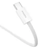 Baseus Superior USB C į USB C duomenų laidas 2 m 30 W Baltas