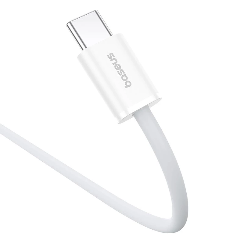 Baseus Superior USB C į USB C duomenų laidas 2 m 30 W Baltas