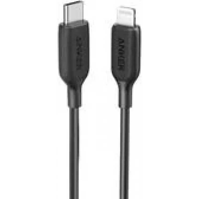 Lightning laidas Anker A81B6G11 1,8 m USB-C į Lightning juodas greitas įkrovimas