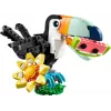 Konstravimo žaislas LEGO Creator 3 viename – laukiniai gyvūnai: atogrąžų tukano rinkinys 31173