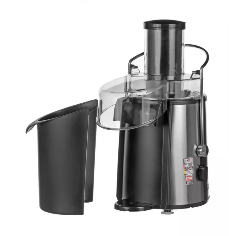 Sulčiaspaudė CLATRONIC AE 3532 1000 W, nerūdijančio plieno korpusas, 2 l minkštimo indas, 2 greičiai, apsauga nuo lašėjimo