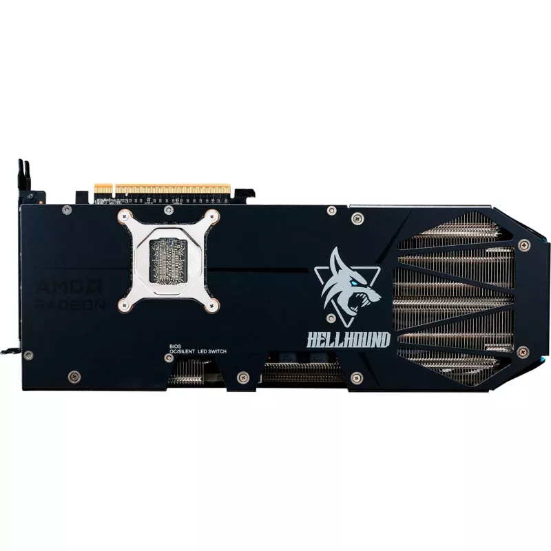 PowerColor Hellhound Radeon RX 9070 XT 16GB GDDR6 PCIe 5.0 vaizdo plokštė