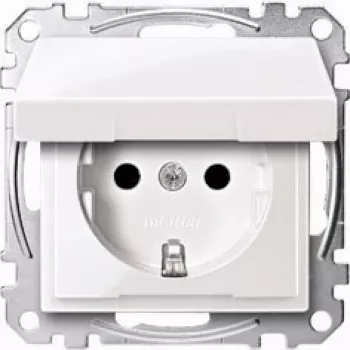 Kištukinio lizdo išėjimas CEE 7/3 Merten MEG2310-0325 Baltas 250V 16A