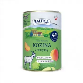 BALTICA regional flavours Ožka su veršiena - šlapias šunų maistas - 400g