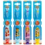 Vaikiškų šepetėlių rinkinys Paw Patrol su mirksinčia šviesele ir siurbimo dangteliu, 4 vnt., įvairių spalvų