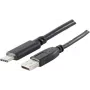 USB laidas S/CONN 77143-1.8 USB 2.0 1.8 m USB A USB C Juodas