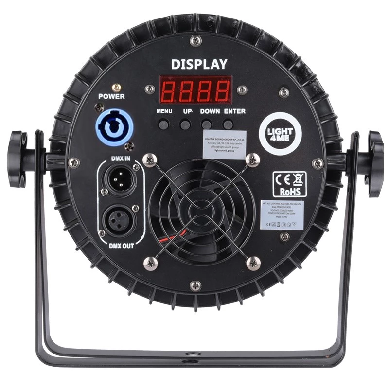 LIGHT4ME ALU QUAD PAR 18x6W RGBW - sceninis prožektorius