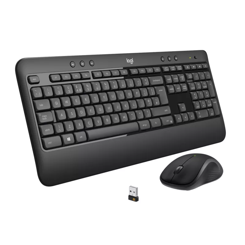 Logitech MK540 Advanced - Klaviatūros ir pelės rinkinys - Belaidis - 2,4 GHz - Ispaniškas QWERTY