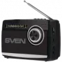 Garsiakalbis SVEN SRP-155, juodas (3 W, Bluetooth, FM/AM/SW, USB, „microSD“, žibintuvėlis, baterija)