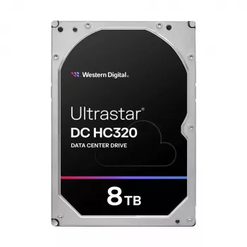 Vidinis 3,5 colio SAS kietasis diskas Western Digital Ultrastar DC HC320 8 TB, 7200 RPM, 12 Gbit/s, 256 MB talpykla
