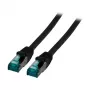 EFB-Elektronik RJ45 komutacinis kabelis Kat.6A S/FTP LSZH juodas 0,5m Gamintojas: EFB Elektronik (MK6001.0,5B)