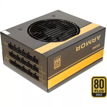 SAMA FTX-850-B ARMOR 850W, PC maitinimo blokas juodas, 4x PCIe, kabelių valdymas, 850 vatų
