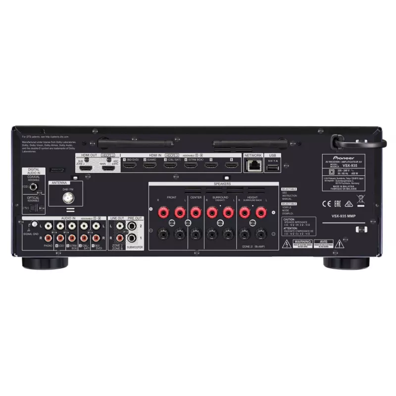 Pioneer VSX-935-B namų kino imtuvas, juodas