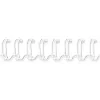 Fellowes - Įrišimo viela - 12 mm - 297 mm - 34 žiedai - A4 (210 x 297 mm) - 100 lapų - Balta - 100 vnt. (53270)