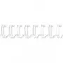 Fellowes - Įrišimo viela - 12 mm - 297 mm - 34 žiedai - A4 (210 x 297 mm) - 100 lapų - Balta - 100 vnt. (53270)