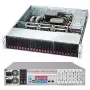 Supermicro SC216 BE1C-R920LPBrook - Rack - montuojamas stelaže - 2U - patobulinta, išplėstinė ATX - SATA/SAS - keičiama nepertraukiant veikimo 920 vatų - juoda