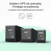Nepertraukiamo maitinimo šaltinis Green Cell UPSLP480 0,75 kVA (480 W) 4 kintamosios srovės lizdai, 2×12 V 7 Ah VRLA, bokštinis, AVR