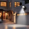 Maclean MCE442 saulės energija maitinamas LED prožektorius su judesio jutikliu, sieninis šviestuvas, prieblandos jutiklis, IP44, 6W, 6000K