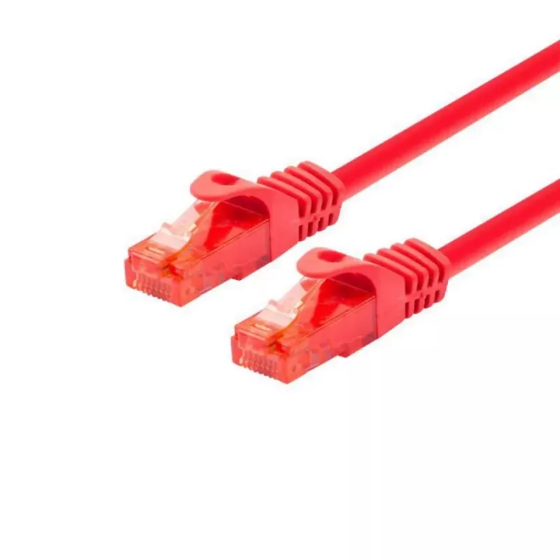 Tinklo kabelis LOGON Cat6 UTP 15 m Raudonas — RJ-45 į RJ-45, neekranuotas