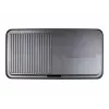 Elektrinis stalo grilis Rommelsbacher BBQ 2003 — 1900 W, 50×25 cm, briaunotas + Teppanyaki, reguliuojamas termostatas, sidabrinė/juoda