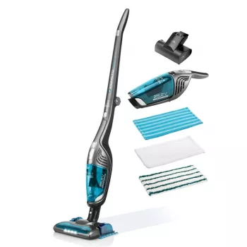 ETA | Siurblys | ETA845390000 Moneto II Aqua Plus | Belaidis | Lazdinis 2in1 | Plovimo funkcija | N/A W | 25,2 V | Veikimo laikas (maks.) 50 min | Pilka/Mėlyna