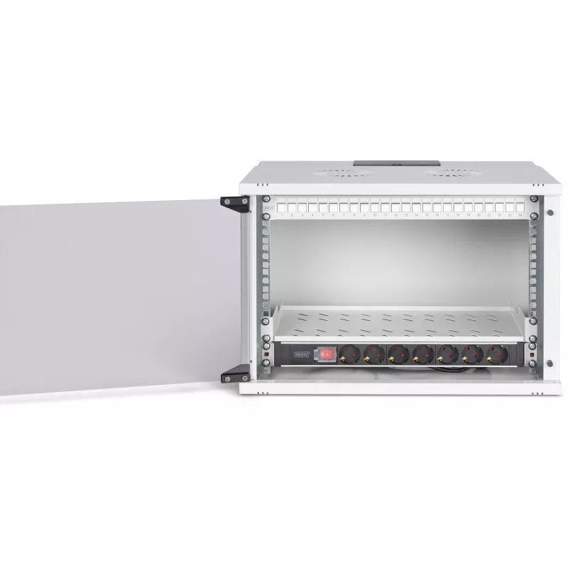 Tinklo rinkinys DIGITUS DN-49202-SET 483 mm 7U 540x400 mm stovo korpusas su 7U aukščiu ir 540×400 mm vidiniais matmenimis