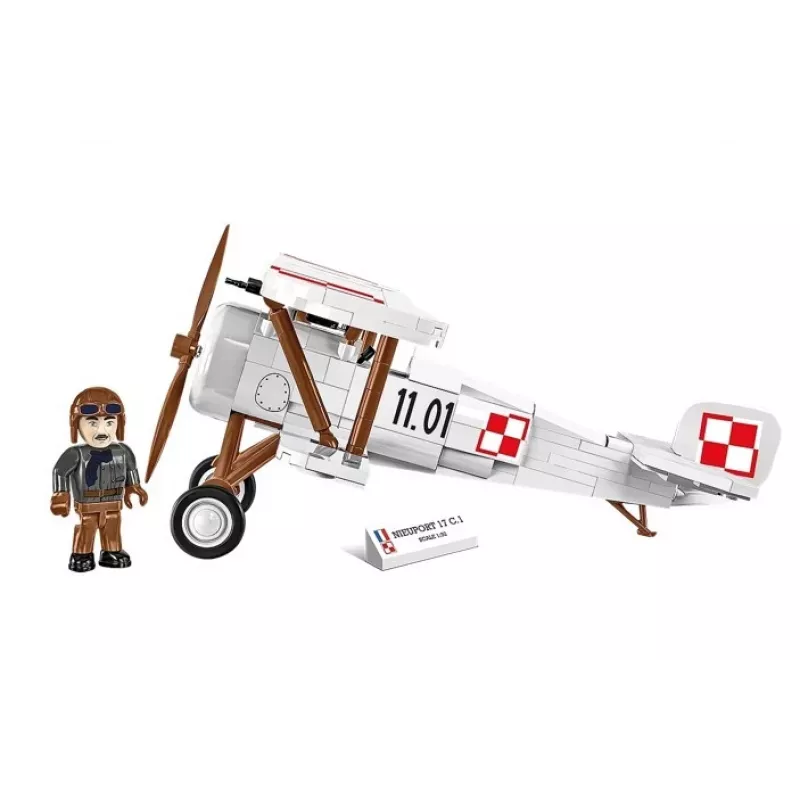 Cobi plytelių rinkinys Nieuport 17 C.1 274 vnt. modelio rinkinys