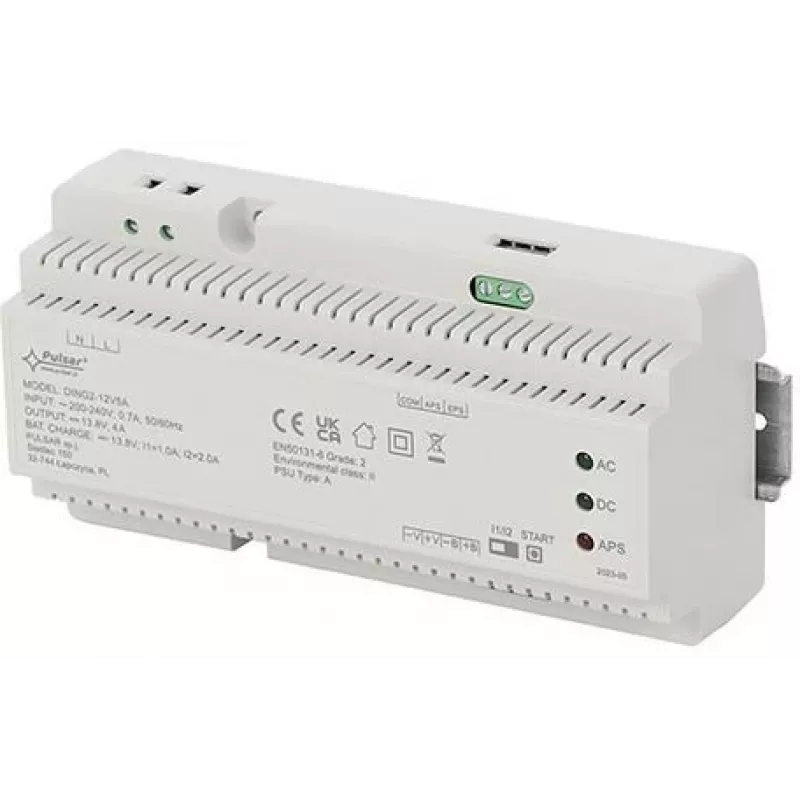 Maitinimo šaltinis PULSAR DING2-12V5A — buferinis perjungiamas maitinimo šaltinis 12 V, 5 A