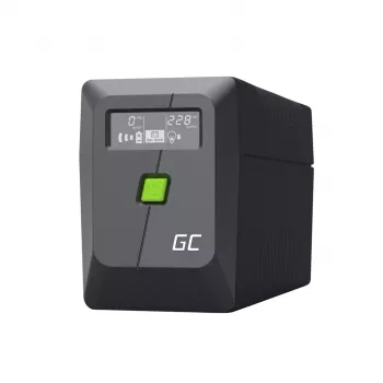 UPS Line-Interactive Green Cell 6,5 kVA, 360 W, 2 kintamosios srovės lizdai, 12 V 7 Ah VRLA, USB, bokštinis, juodas