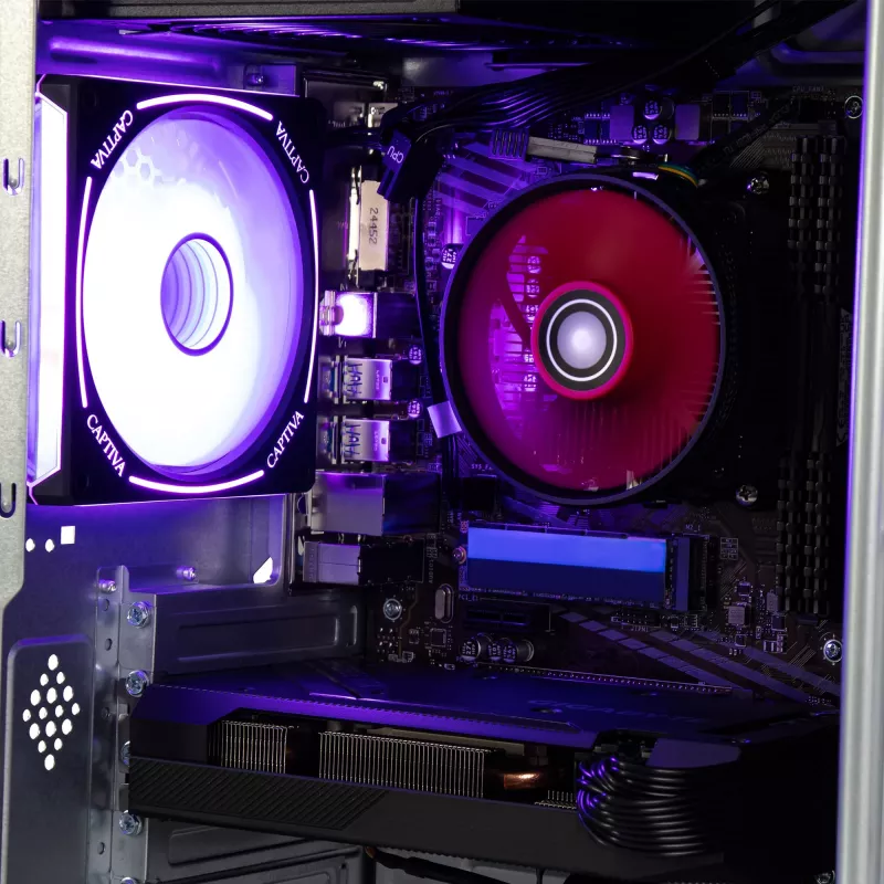 Kompiuteris Captiva CAPTIVA PC Advanced Gaming R92-769 Ryzen 7 5700X 32GB SSD 1TB RTX5060 Ti 8GB Windows 11 Home 64-bit