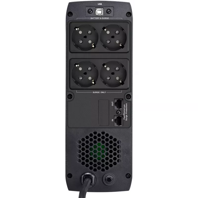 PowerWalker VI 1000 GXB - UPS - kintamoji srovė 162–290 V - 600 vatų - 1000 VA - 9 Ah - USB - 4 išvesties prievadai