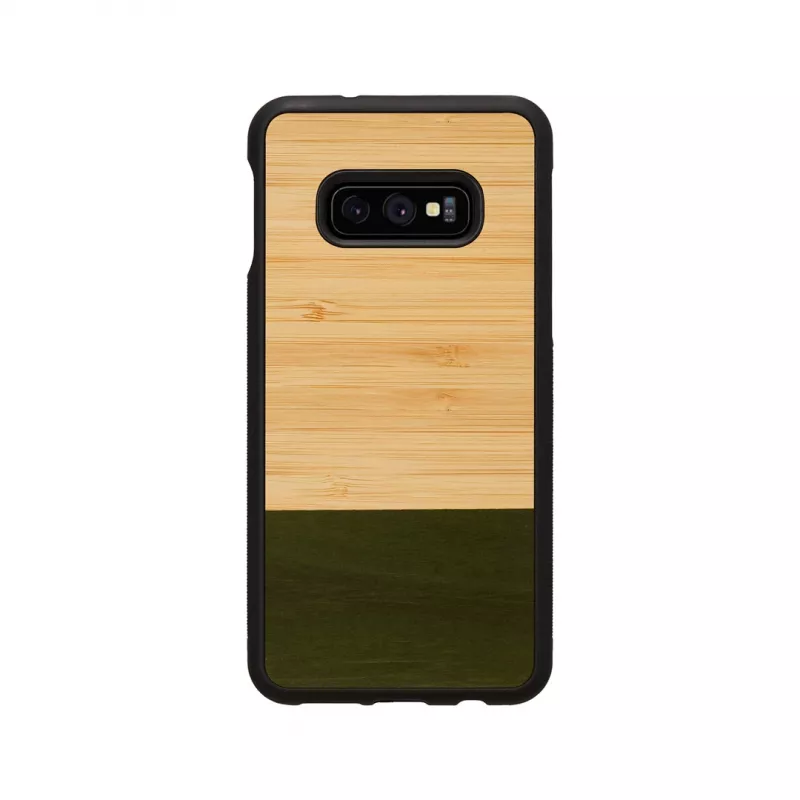 man and wood SmartPhone dėklas Galaxy S10e bambukų miško juoda