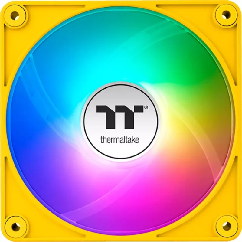 Thermaltake CT120 EX ARGB 120mm geltonos 3 vnt. korpuso ventiliatoriai