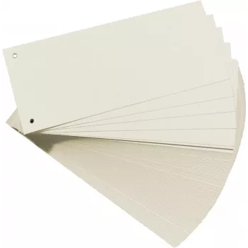Divider Herlitz 10843654 Cardboard White 100 vnt.