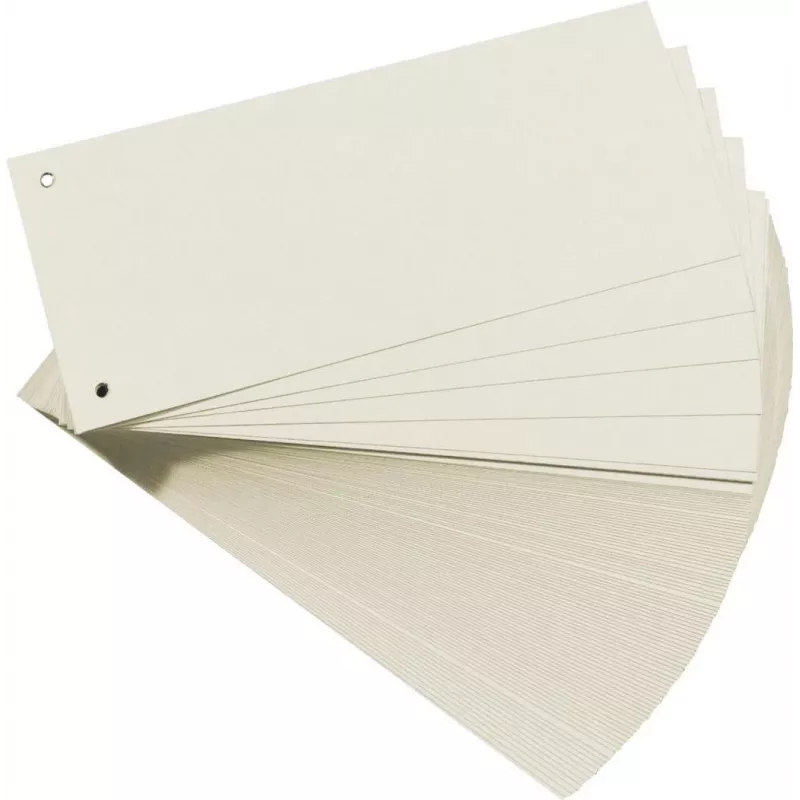 Divider Herlitz 10843654 Cardboard White 100 vnt.