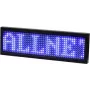 ALLNET elektroninis programuojamas vardinis ženklelis Serial - mėlynos spalvos