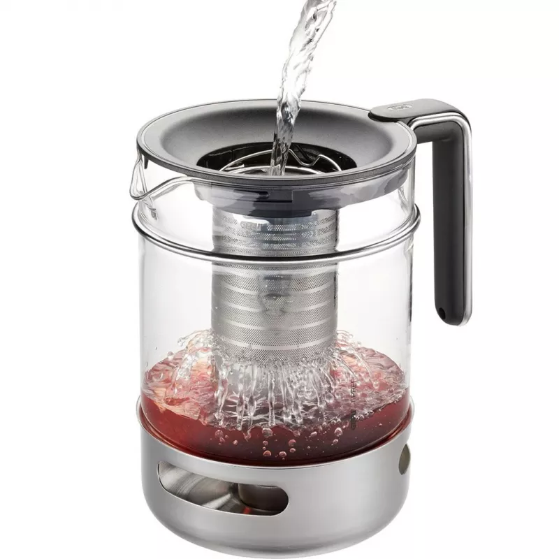 GEFU T-PREP arbatos virdulys su pašildymo padėklu 1.5 ltr