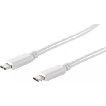 USB kabelis S/CONN 13-45156 USB 3.2 Gen 2 1,5 m baltas