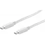 USB kabelis S/CONN 13-45156 USB 3.2 Gen 2 1,5 m baltas